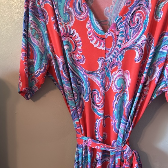 Vibrant Paisley Maxi Dress - Picture 3 of 5
